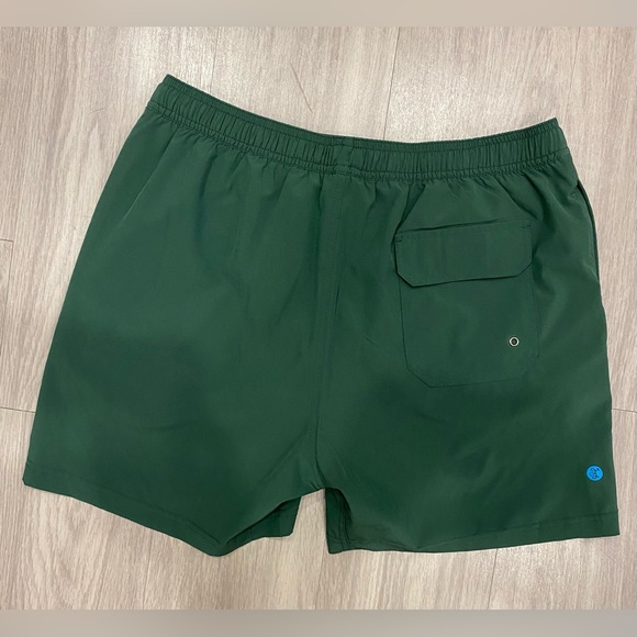 Bamboo Ave Shorts Mens XL Green Boundless Lined Performance Workout Hybrid - Picture 5 of 7